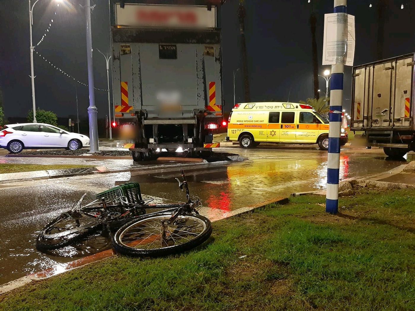 בשל הגשם: שלושה פצועים בשלוש תאונות שונות