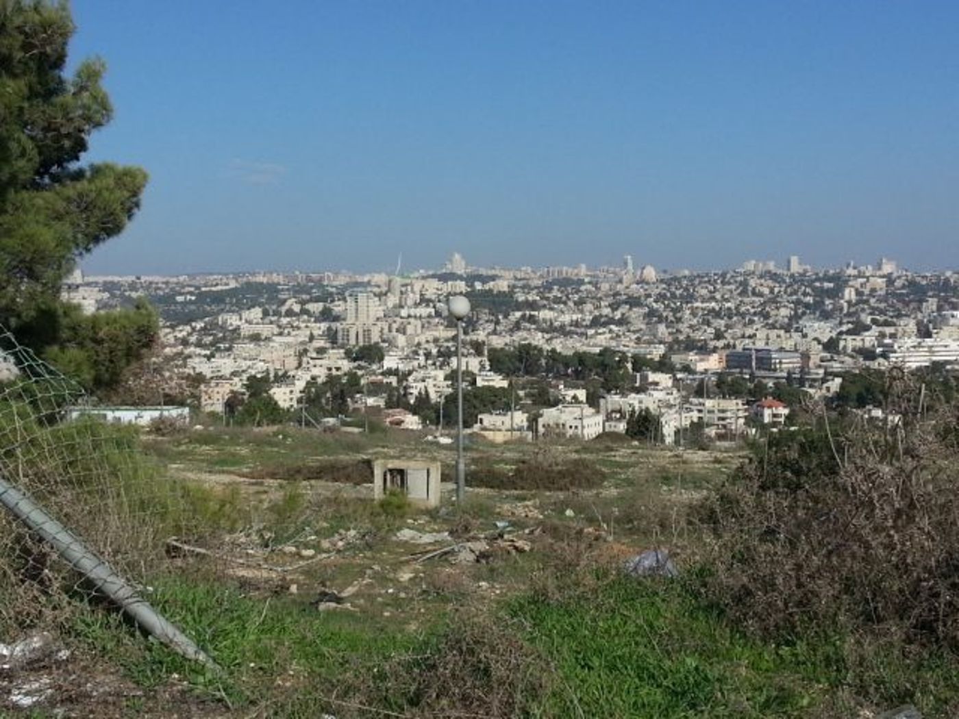 תצפית מכיוון גבעת המטוס