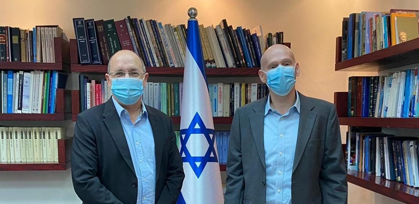השר אבי ניסנקורן ועמית איסמן