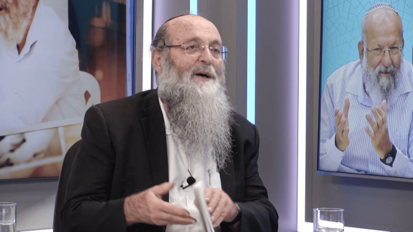 הרב מנחם בורשטיין באולפן סרוגים