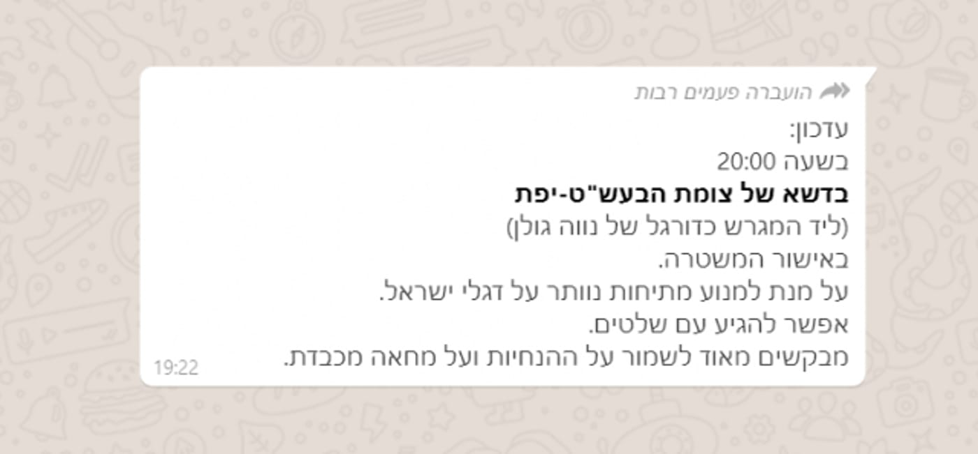 "למנוע מתיחות": ההפגנה ביפו – ללא דגלי ישראל