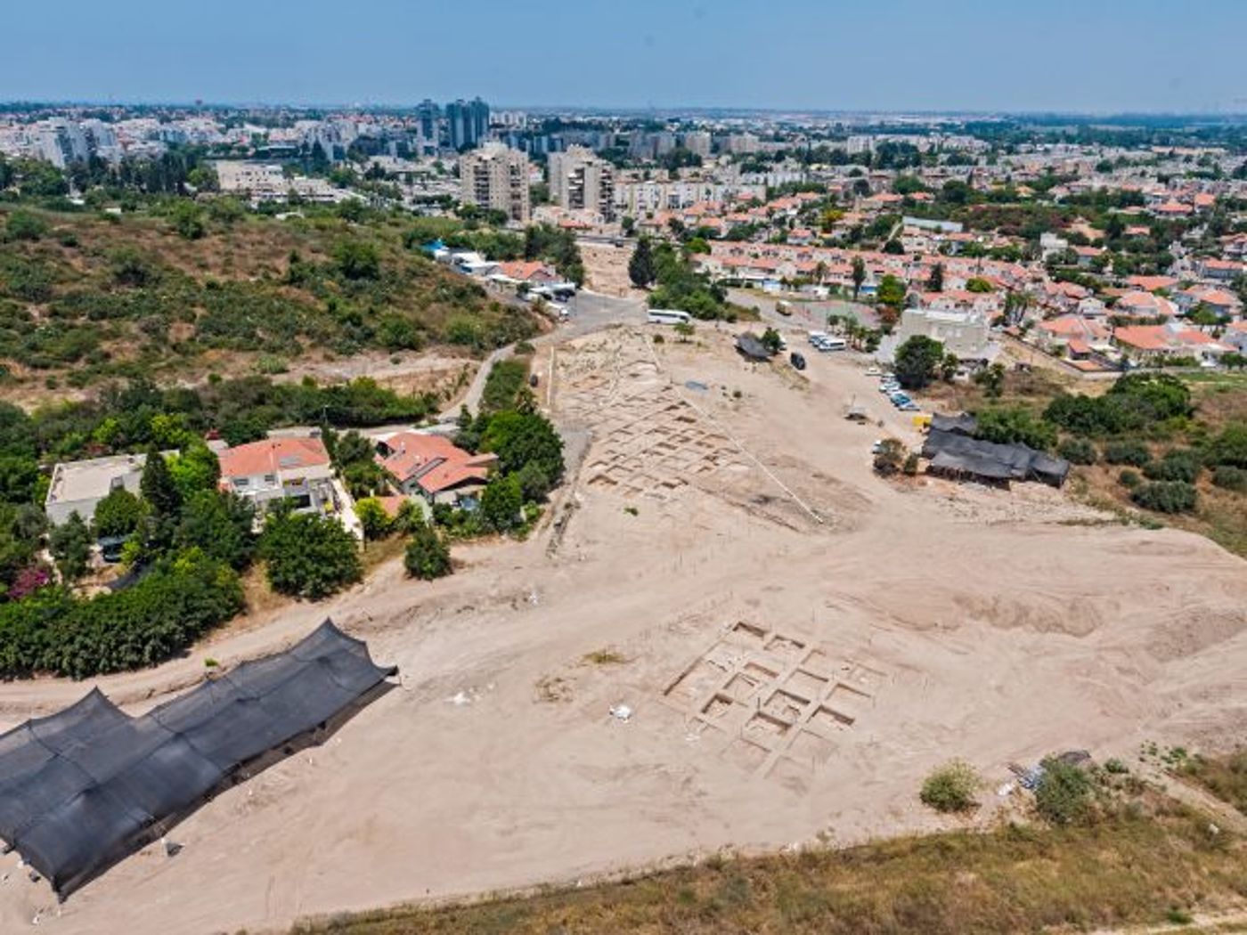 חפירת רשות העתיקות ביבנה.