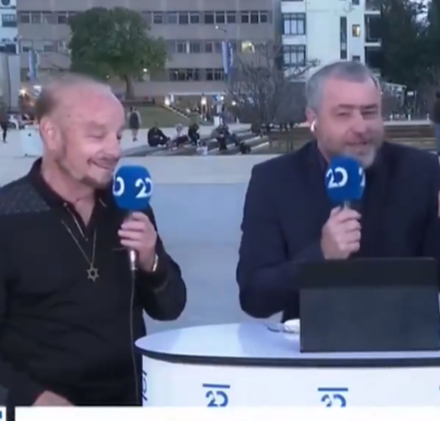 "חולה נפש עם תעודות", ברק כהן הפריע לשידור – צפו