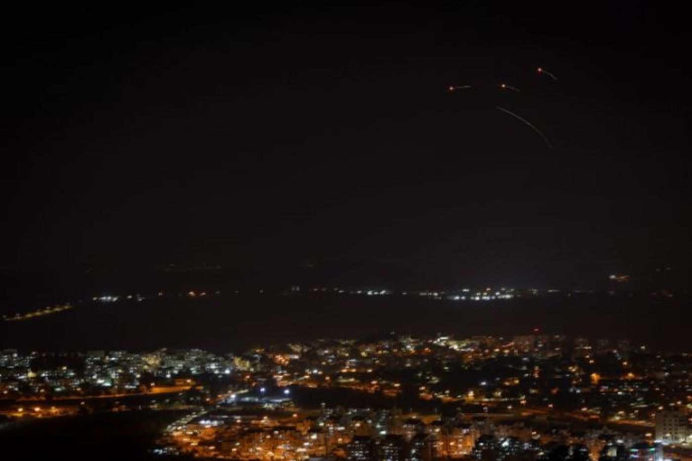 מטח טילים מעזה על רקע בית שמש