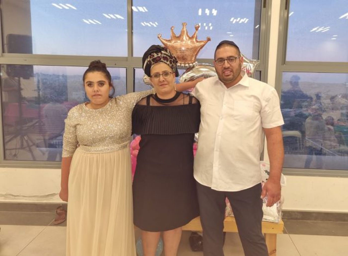משי והוריה במסיבת בת המצווה אמש