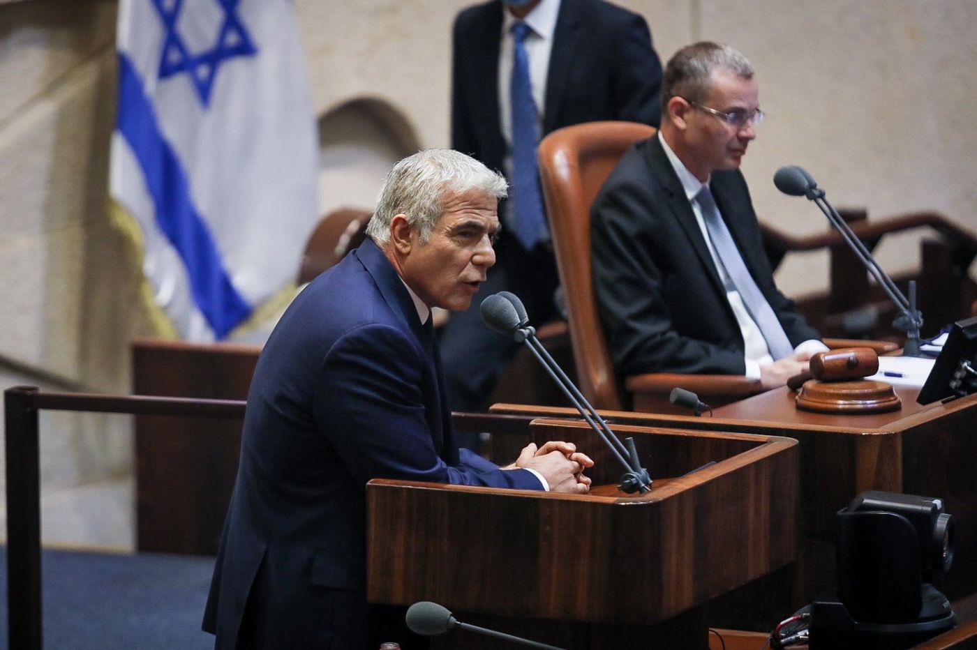 "מבקש סליחה" | למה לפיד ויתר על הנאום בטקס?