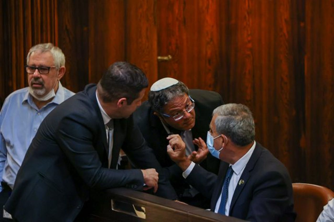 יו"ר הכנסת עם ח"כ בן גביר