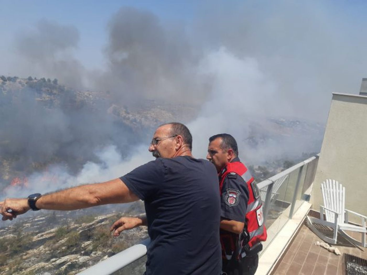 שריפת ענק באלפי מנשה: תושבים בקו הראשון – פונו