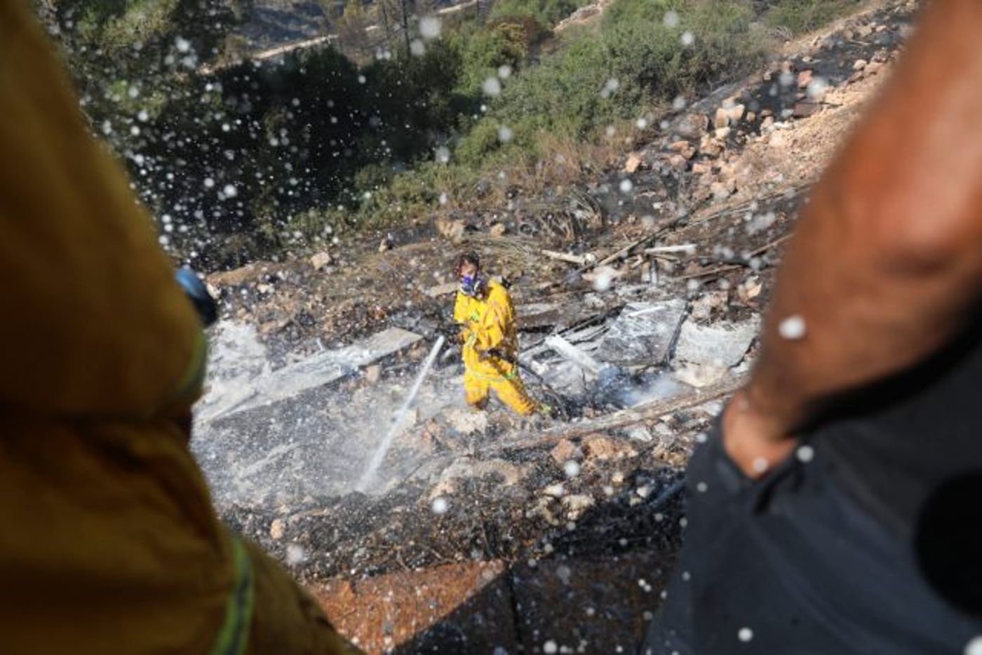 נאבקים בלהבות: במרבית הגזרות הגיעו להכלה של האש