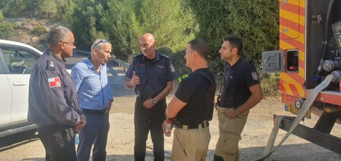 רב טפסר עם השר לביטחון פנים עמר בר-לב