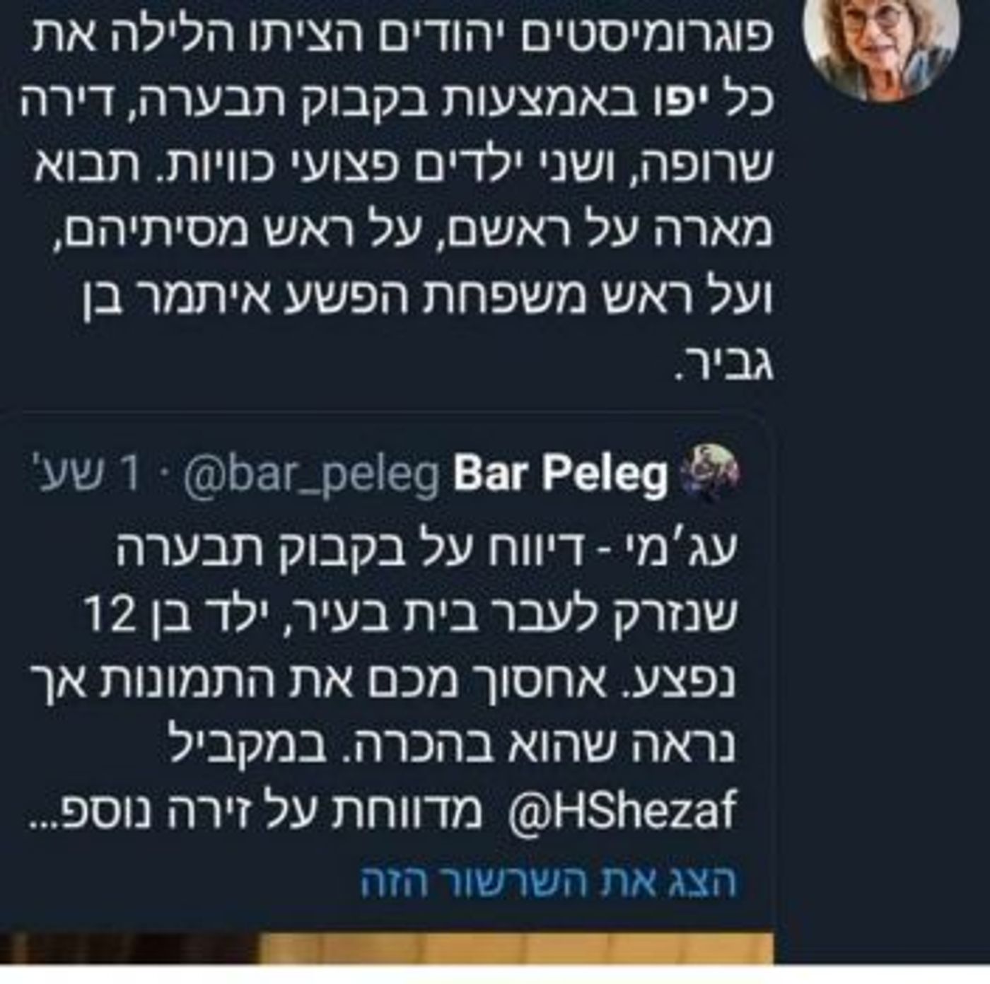 הציוץ של זלצברגר (צילום מסך מטוויטר)
