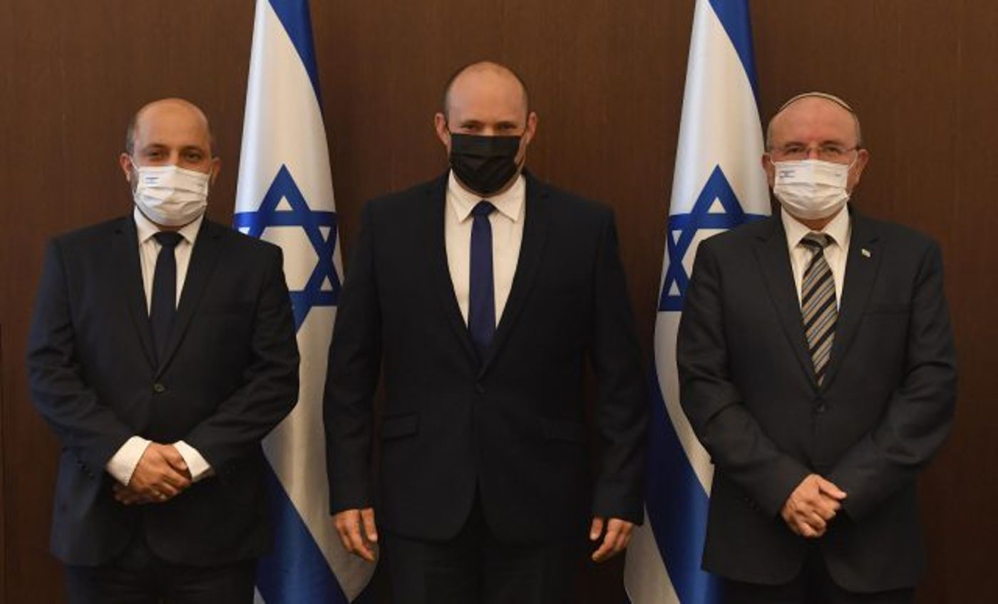 ראש הממשלה בנט עם בן שבת וחולתא