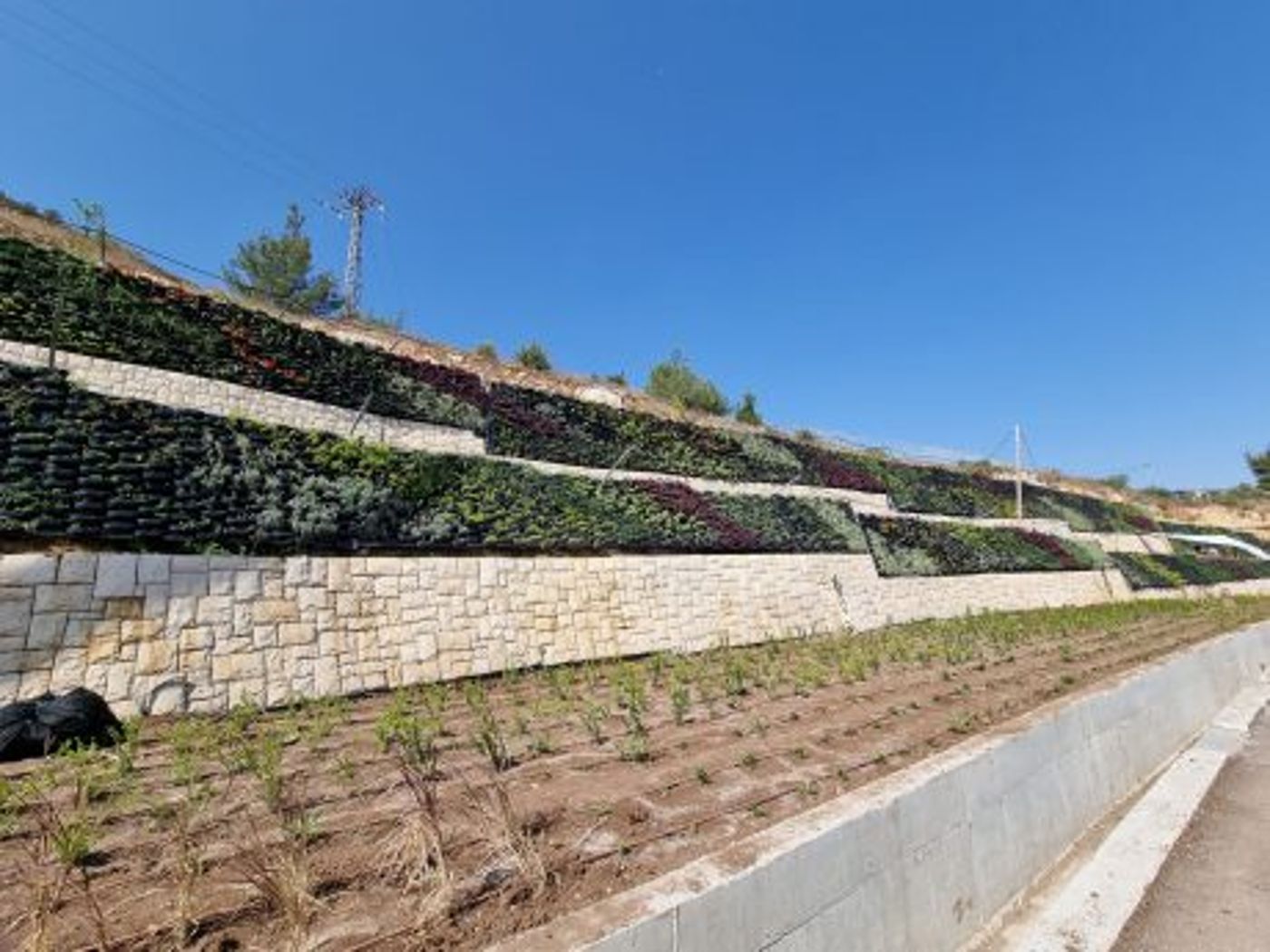 השער החדש: "הקיר הירוק" נחנך בכניסה לירושלים