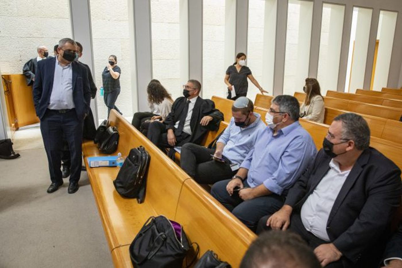 ח"כ ביטן והשר אלקין בדיון בעתירה