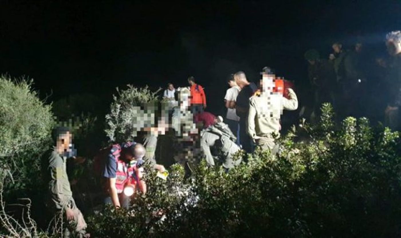 לוחם נפל לבור בעומק 20 מטר ונפצע קל