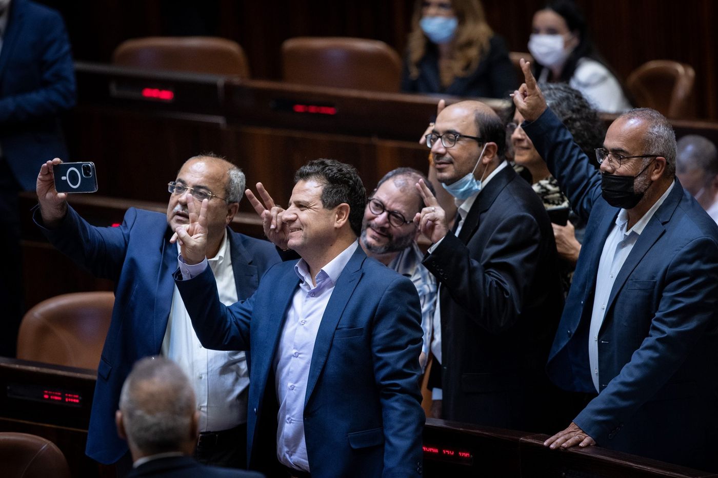 חברי הרשימה המשותפת במליאת הכנסת