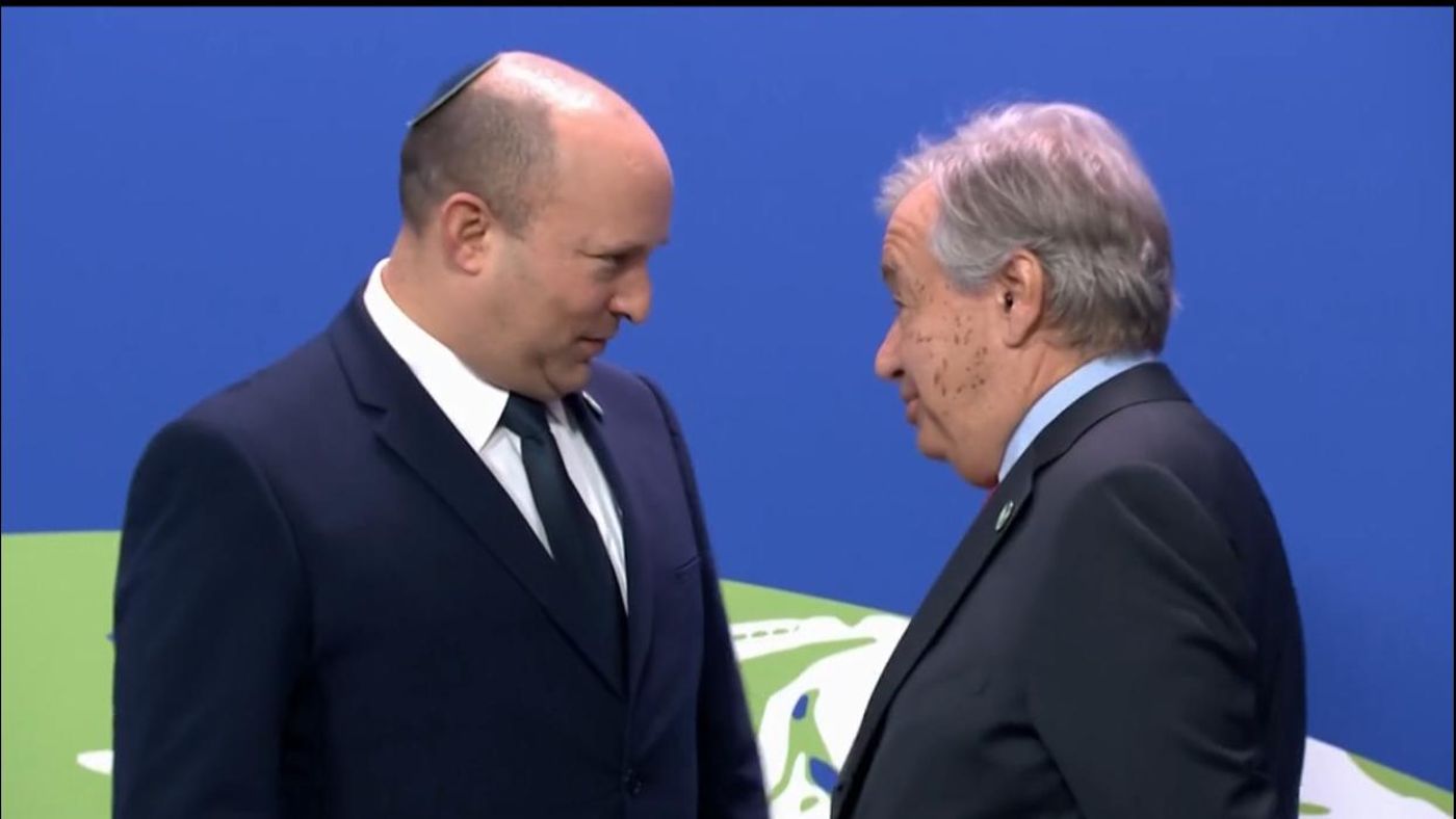 צפו: כך התקבל בנט בוועידת האקלים בגלאזגו