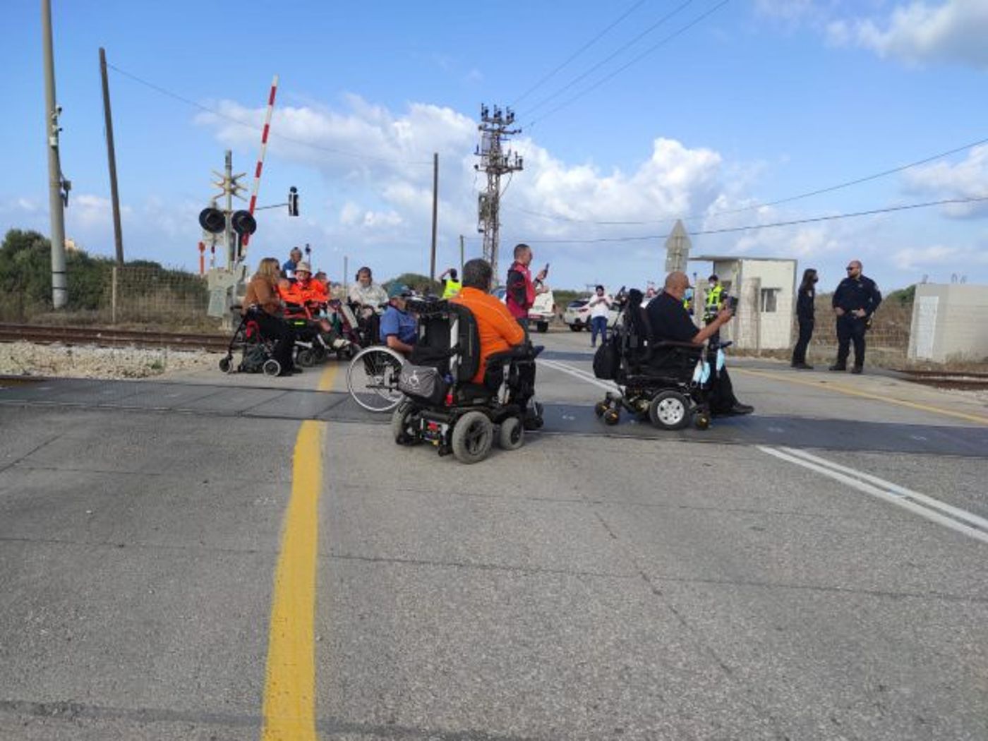 (קרדיט: לביא נאור דובר מחאת הנכים)