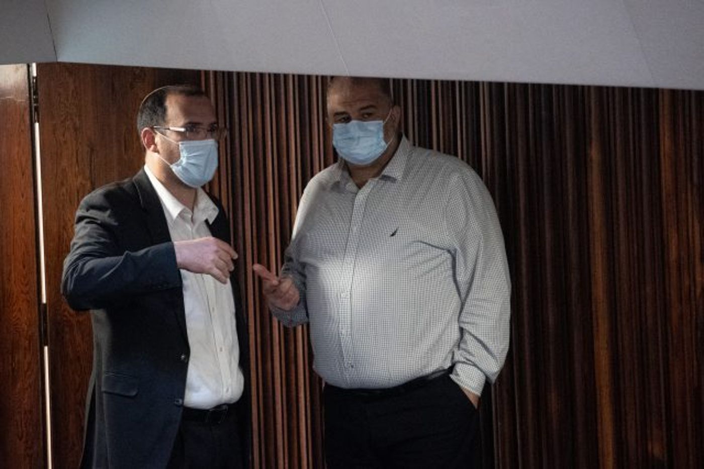 רוטמן ועבאס במליאת הכנסת