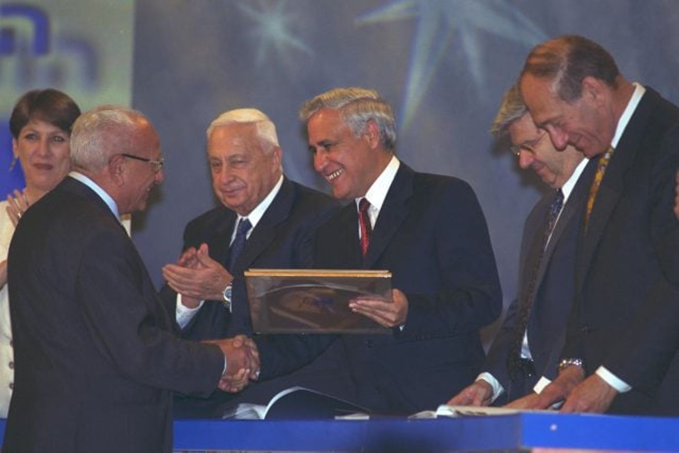 בטקס פרס ישראל (עמוס בן גרשום, לע"ם)