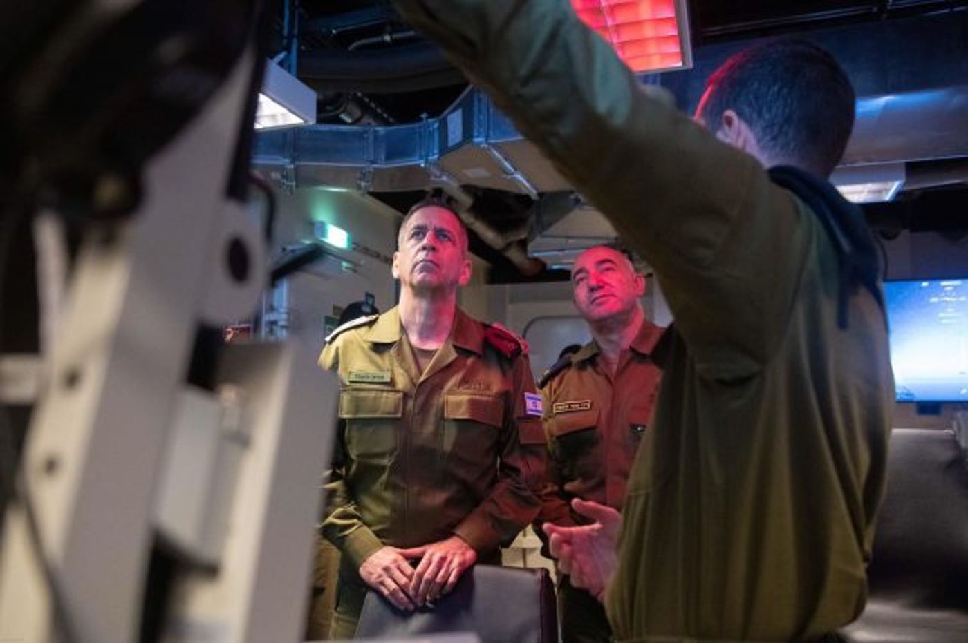 הרמטכ"ל בבסיס חיל הים בחיפה (דובר צה"ל)