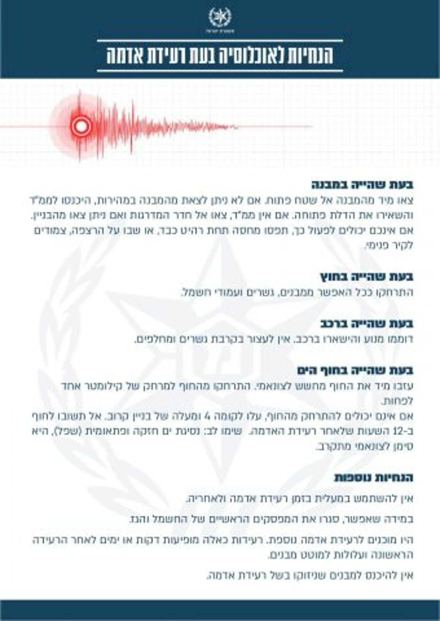 פחות מיממה: רעידת אדמה נוספת הורגשה בצפון