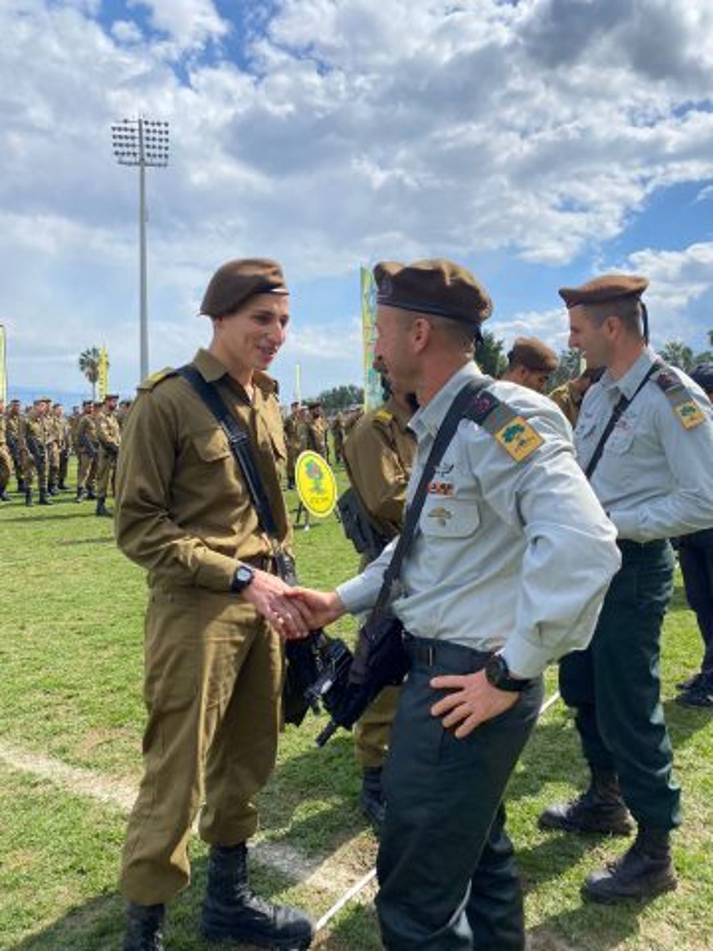 מח"ט גולני בסיום המסע (דו"צ)