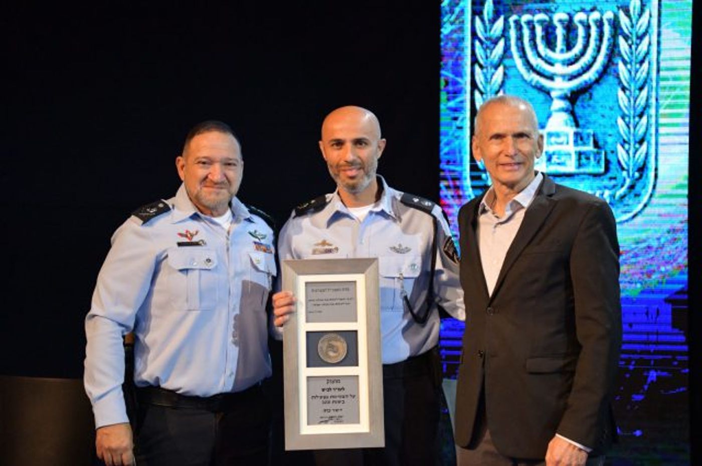 בצל גל הטרור: טקס יחידות מצטיינות של המשטרה