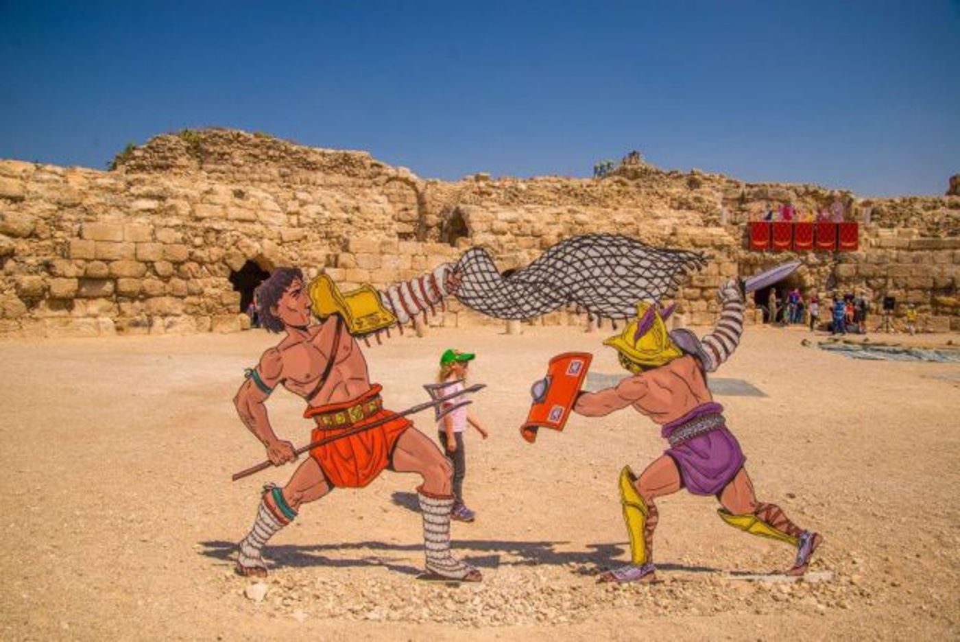 העיר הצפונית: אמפיתאטרון ומבצר בגן הלאומי בית גוברין