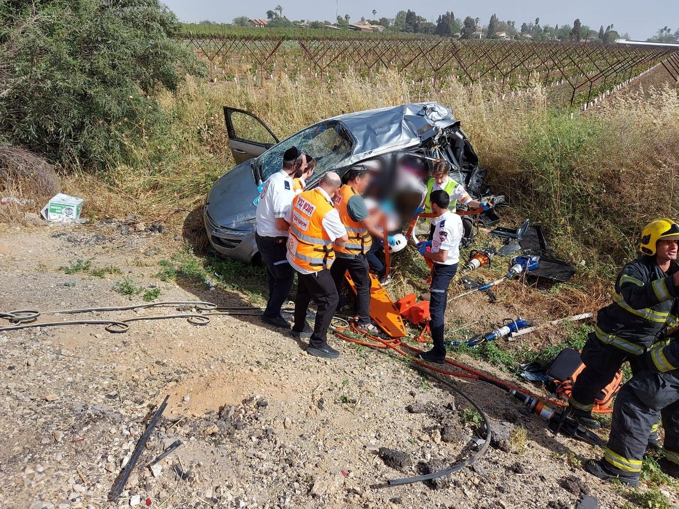 תאונת הדרכים בדרום: 3 הרוגים – 21 יתומים