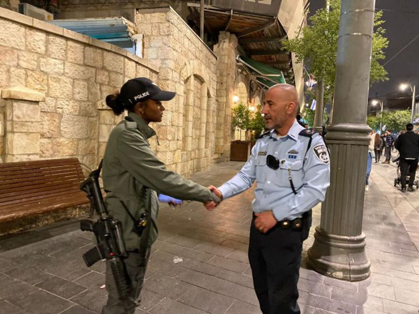 פעילות המשטרה בירושלים בערב יום העצמאות