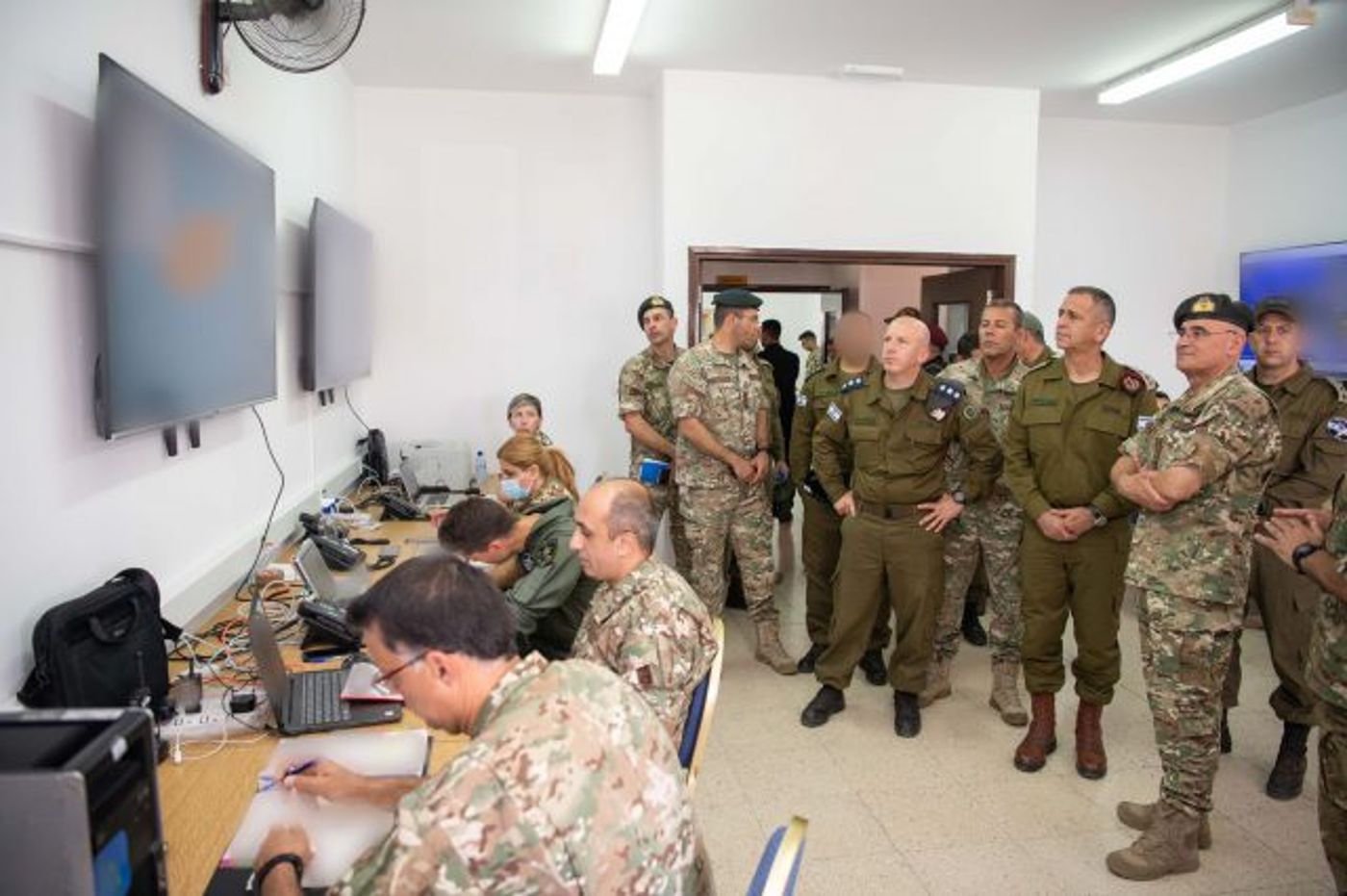 הרמטכ"ל בחדר הפיקור הקפריסאי