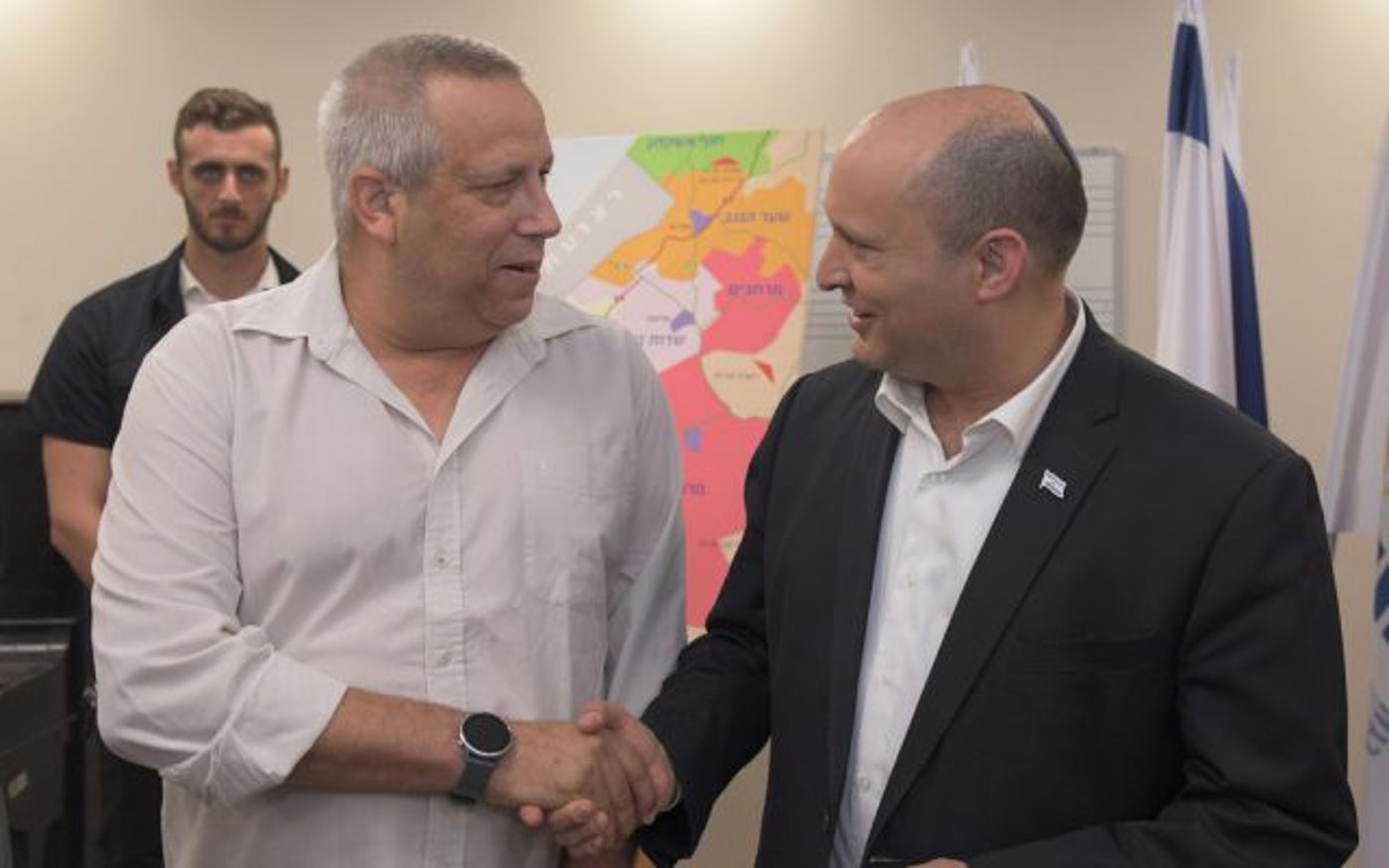 בנט עם גדי ירקוני (חיים צח, לע"ם)