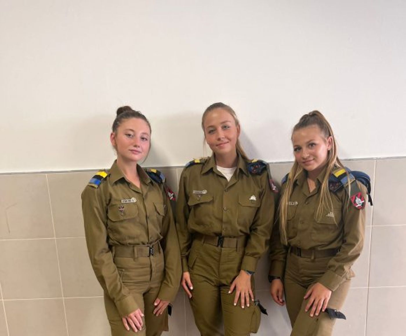 אוליאנה, מריה וסופיה (באדיבות דובר צה"ל)