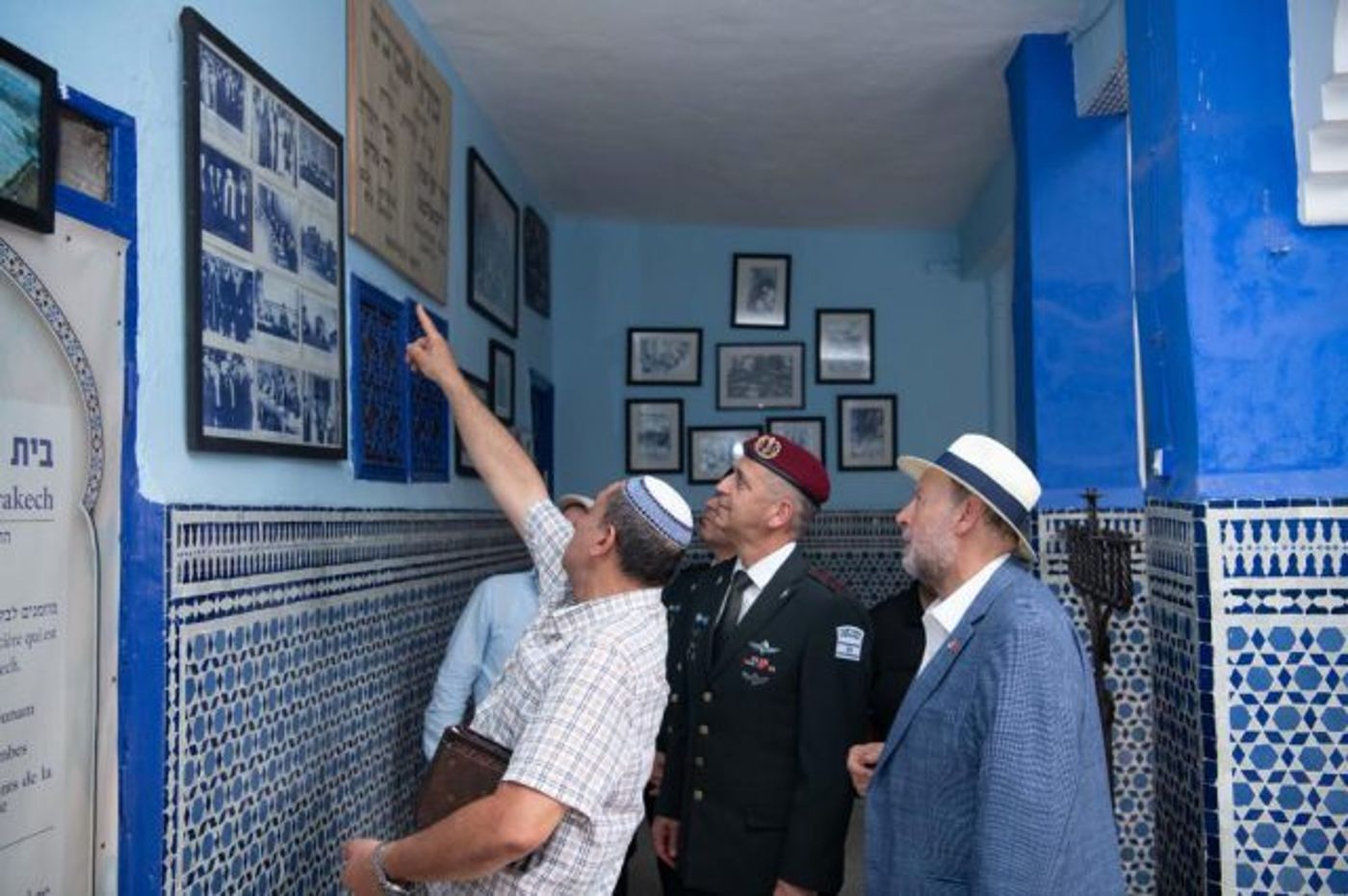 הרמטכ"ל בביקור במרוקו (קרדיט: דובר צה"ל)