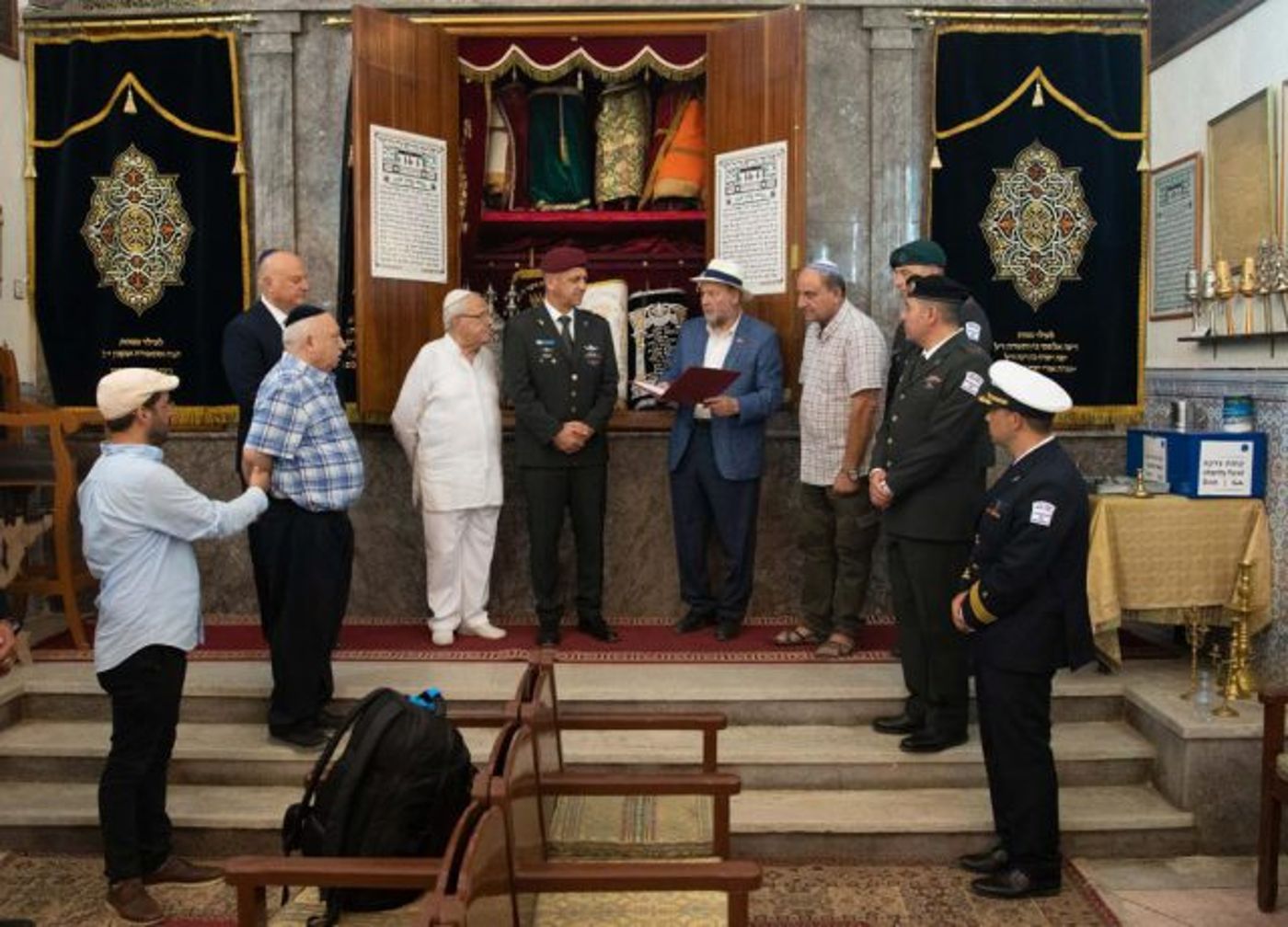 הרמטכ"ל בביקור במרוקו (קרדיט: דובר צה"ל)