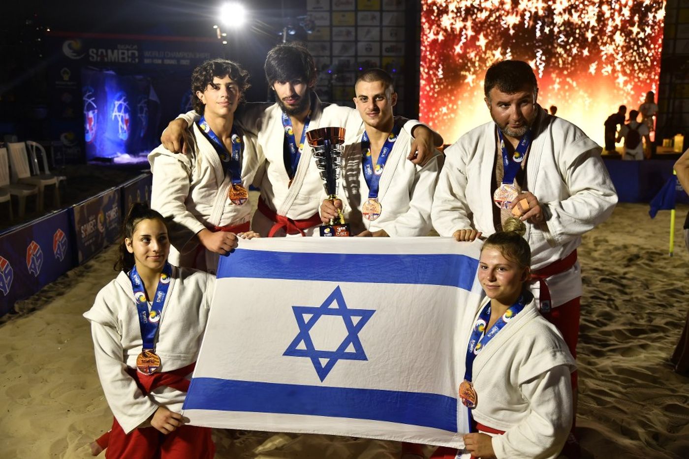 כבוד: מדליית ארד לנבחרת הסמבו של ישראל באליפות העולם