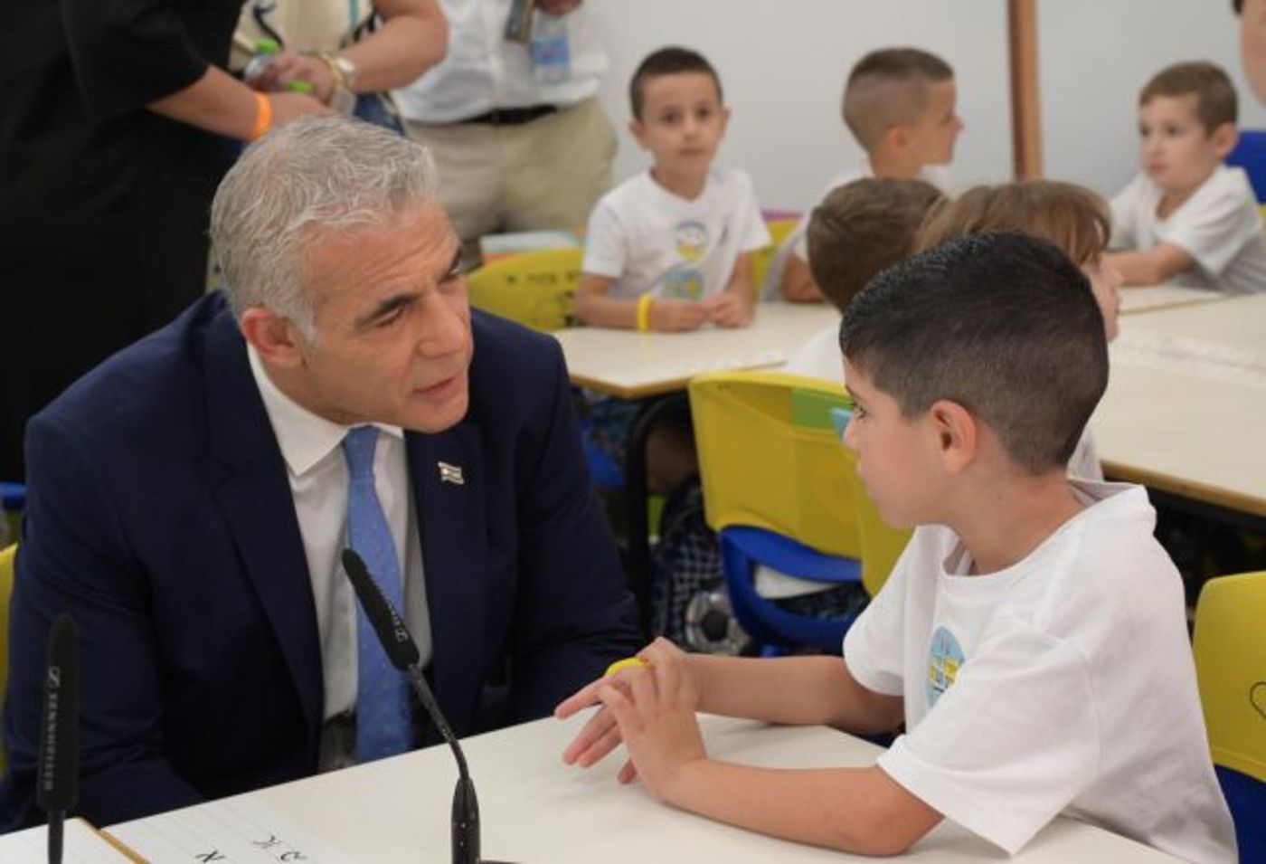לפיד פתח את שנת הלימודים עם יפה בן דויד