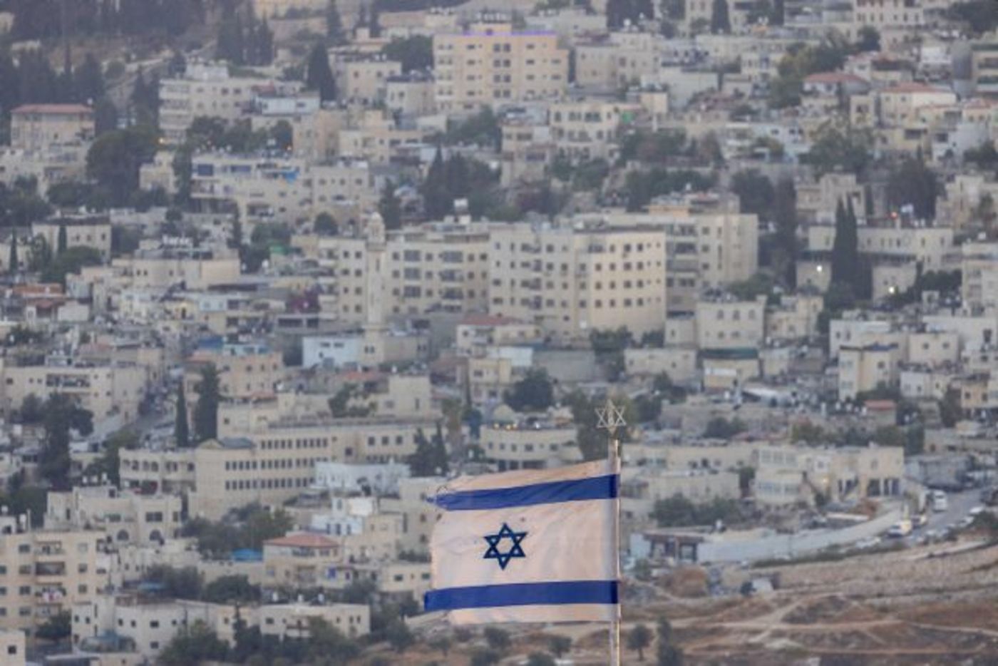 דגל ישראל בסילוואן – כפר התימנים (נתי שוחט/פלאש90)