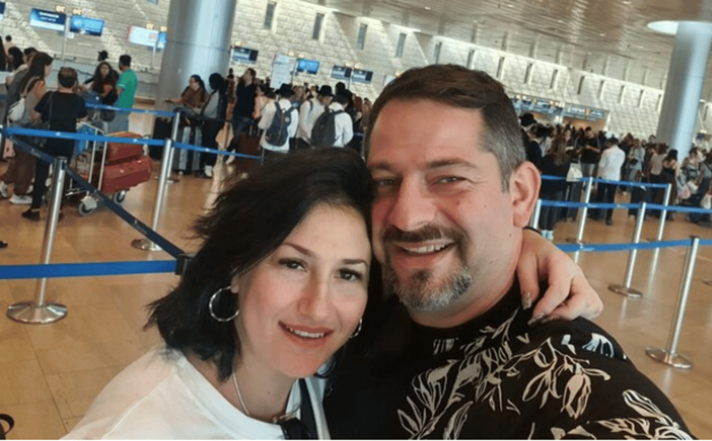 אלינה ז"ל ובעלה (באדיבות המשפחה)