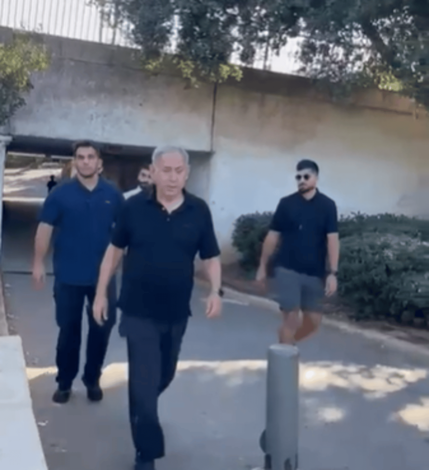 צפו: תיעוד ראשון של נתניהו אחרי האשפוז בביה"ח