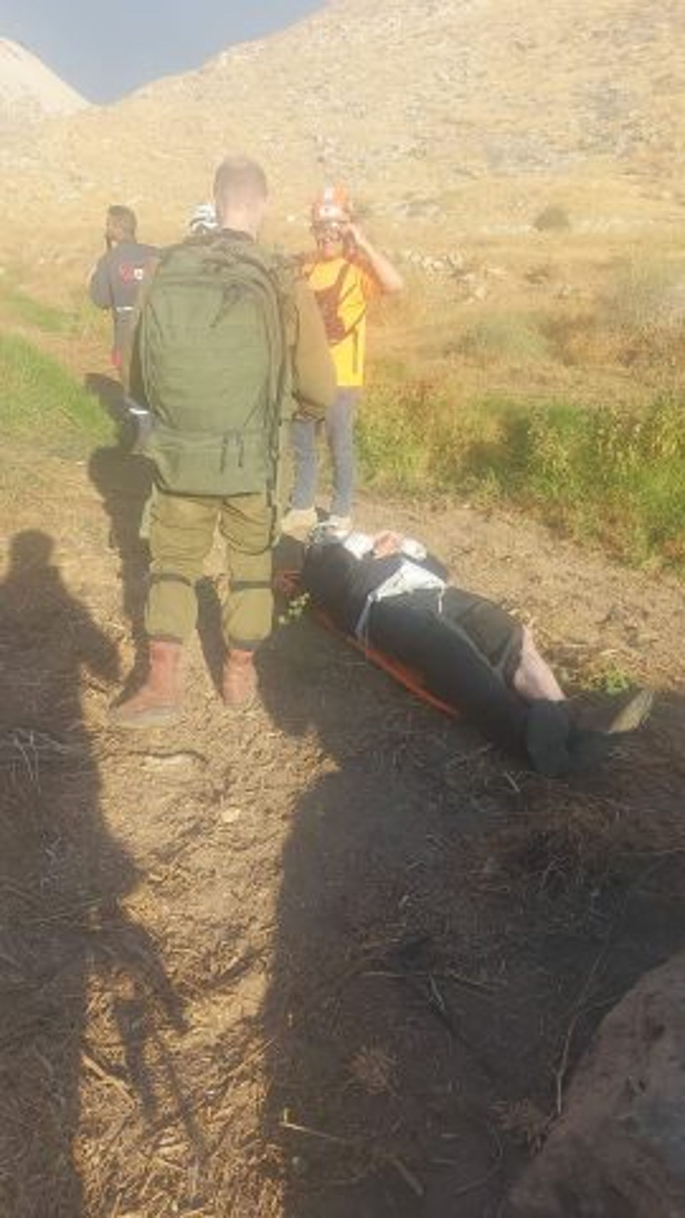 אדם נפל מגובה ליד כוכב יעקב; מצבו בינוני