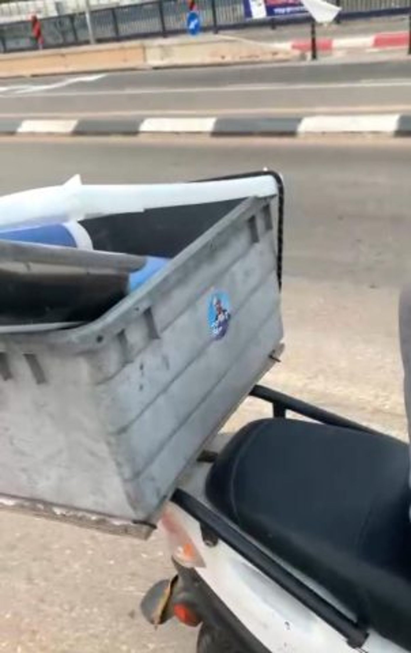האופנוע של פעיל הליכוד