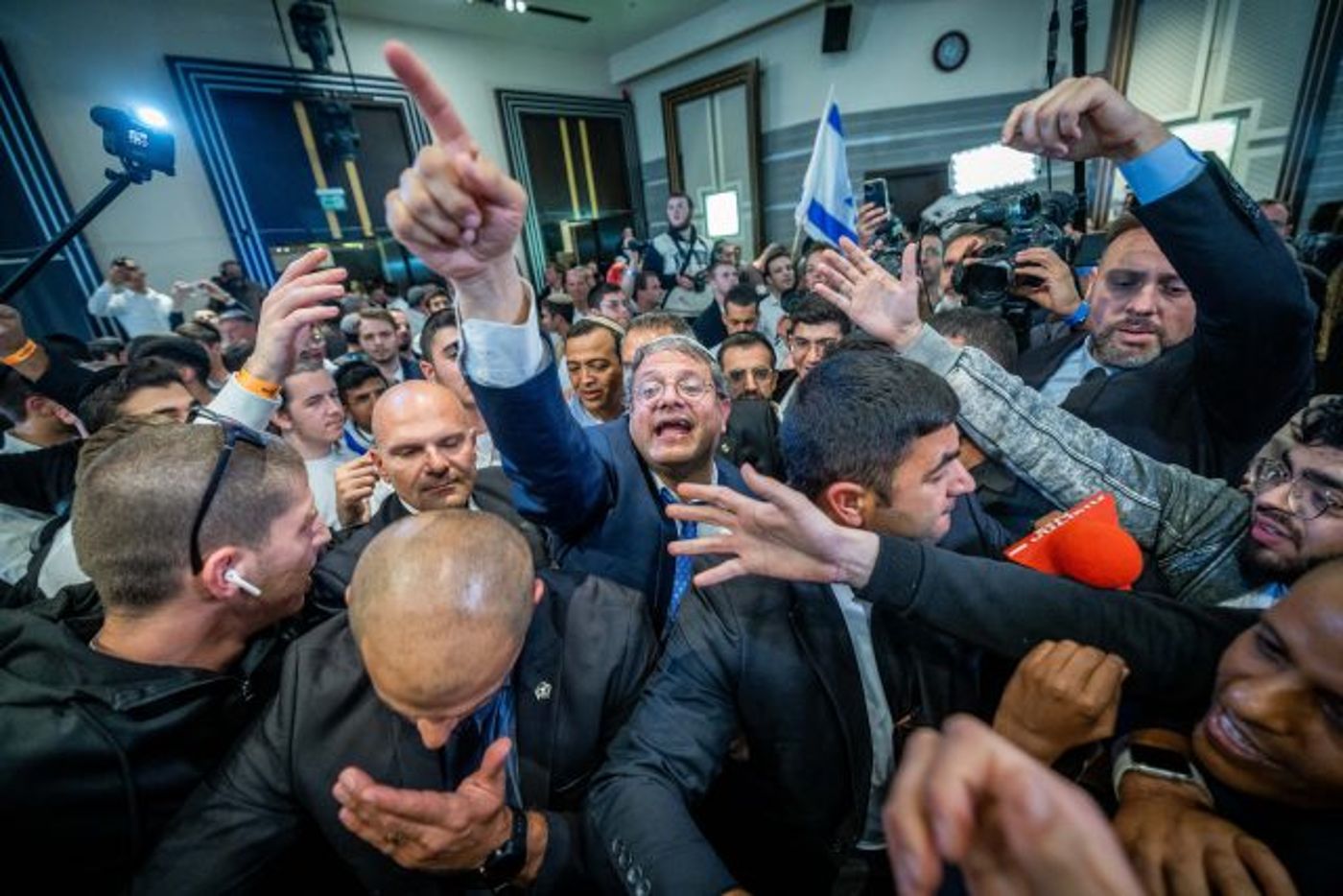 הלילה הגדול של איתמר בן גביר ו'עוצמה' בתמונות. צפו