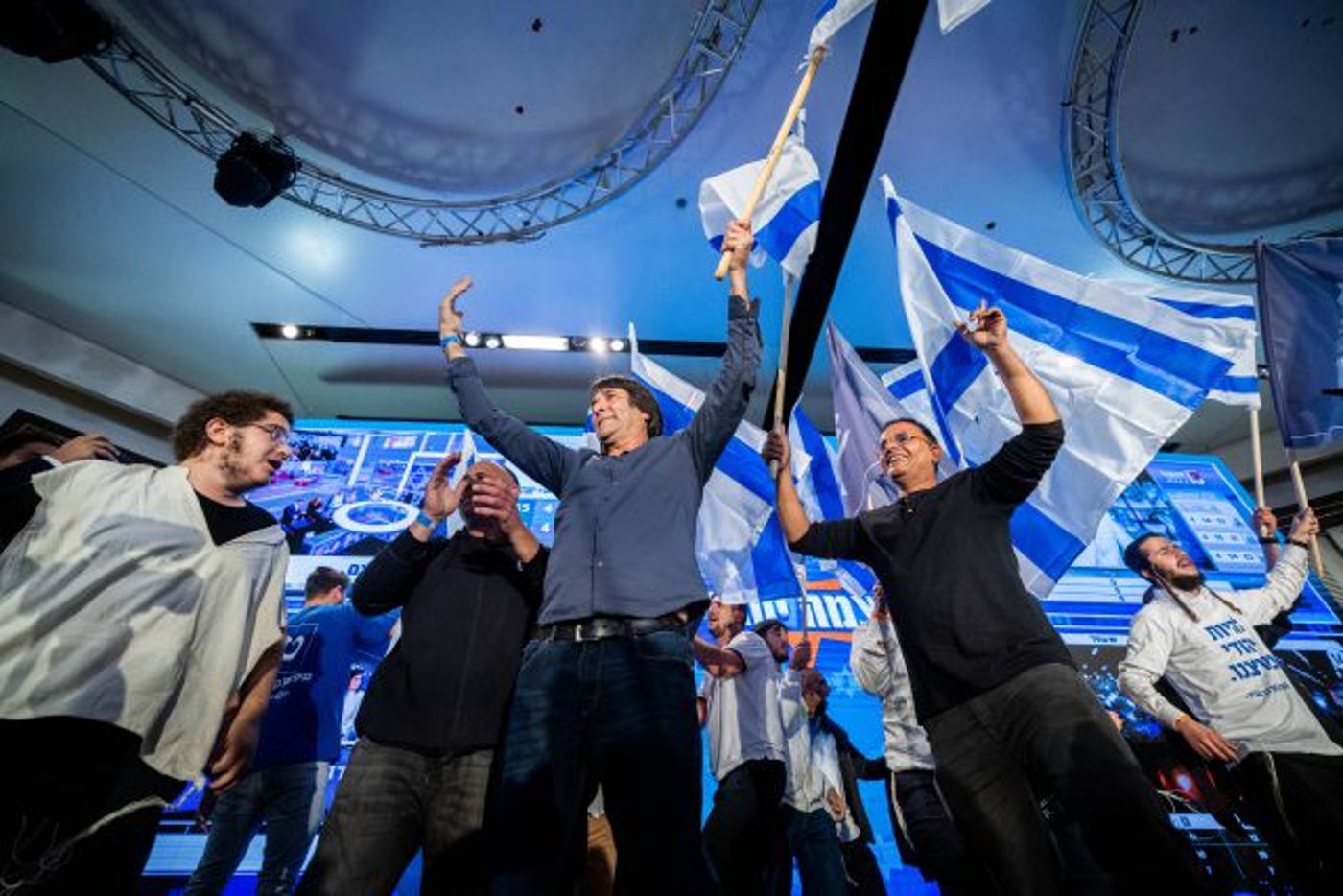 הלילה הגדול של איתמר בן גביר ו'עוצמה' בתמונות. צפו