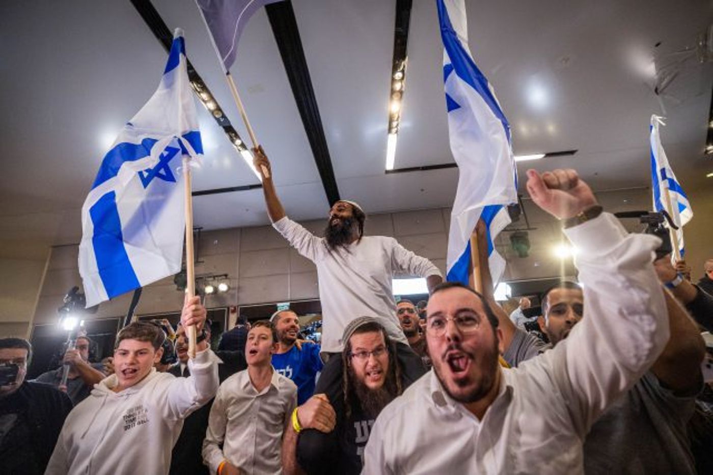 הלילה הגדול של איתמר בן גביר ו'עוצמה' בתמונות. צפו