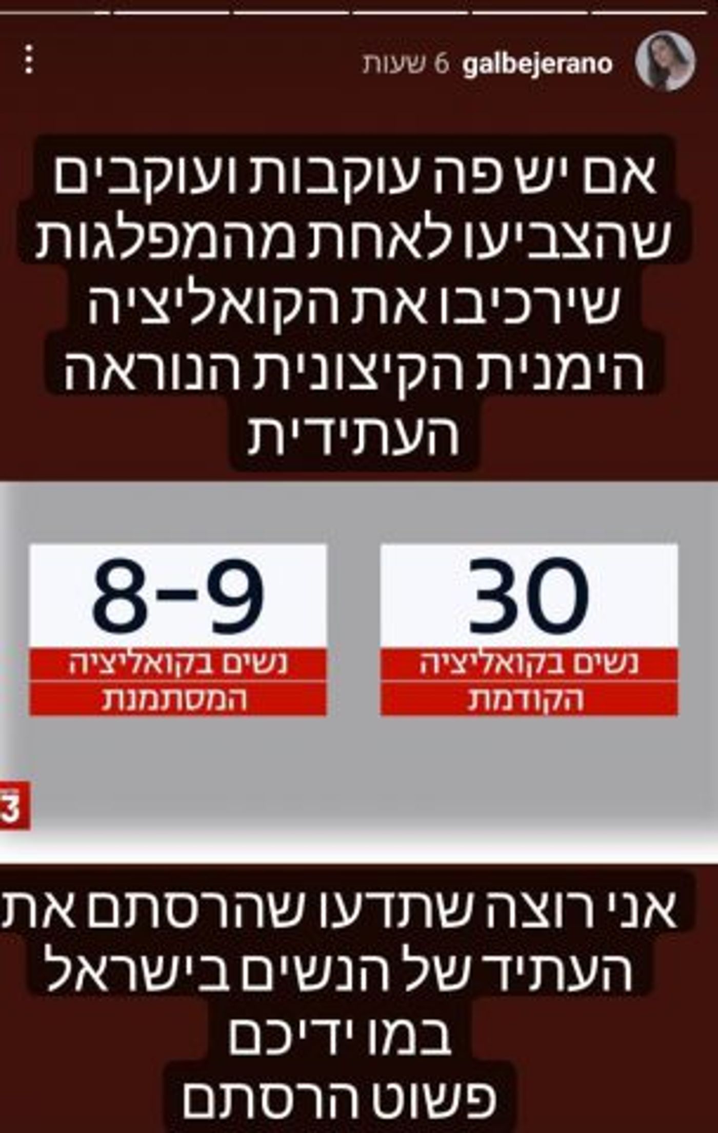 ההודעה של הדוברת של מיכאלי