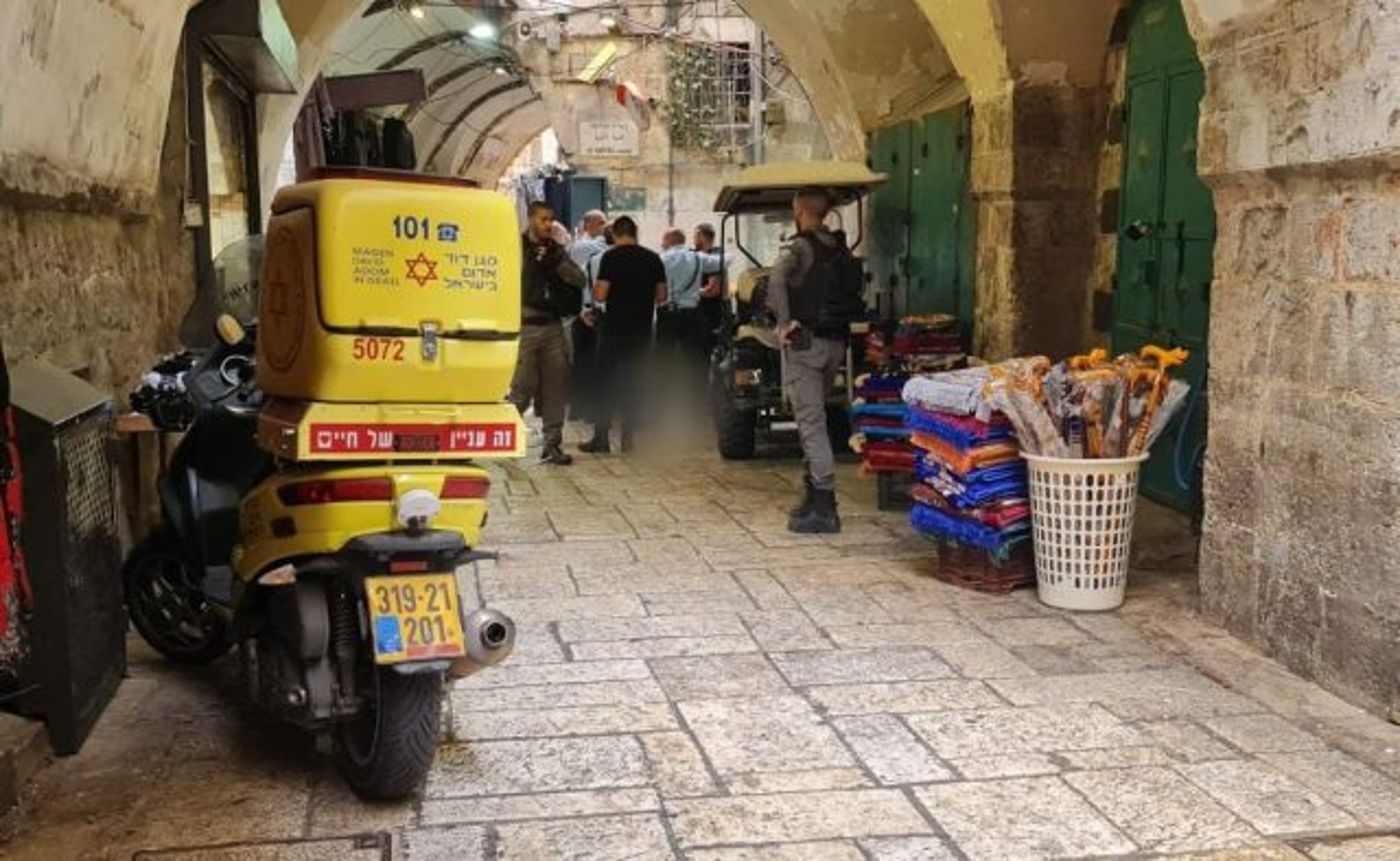 זירת הפיגוע. קרדיט: דוברות מד"א