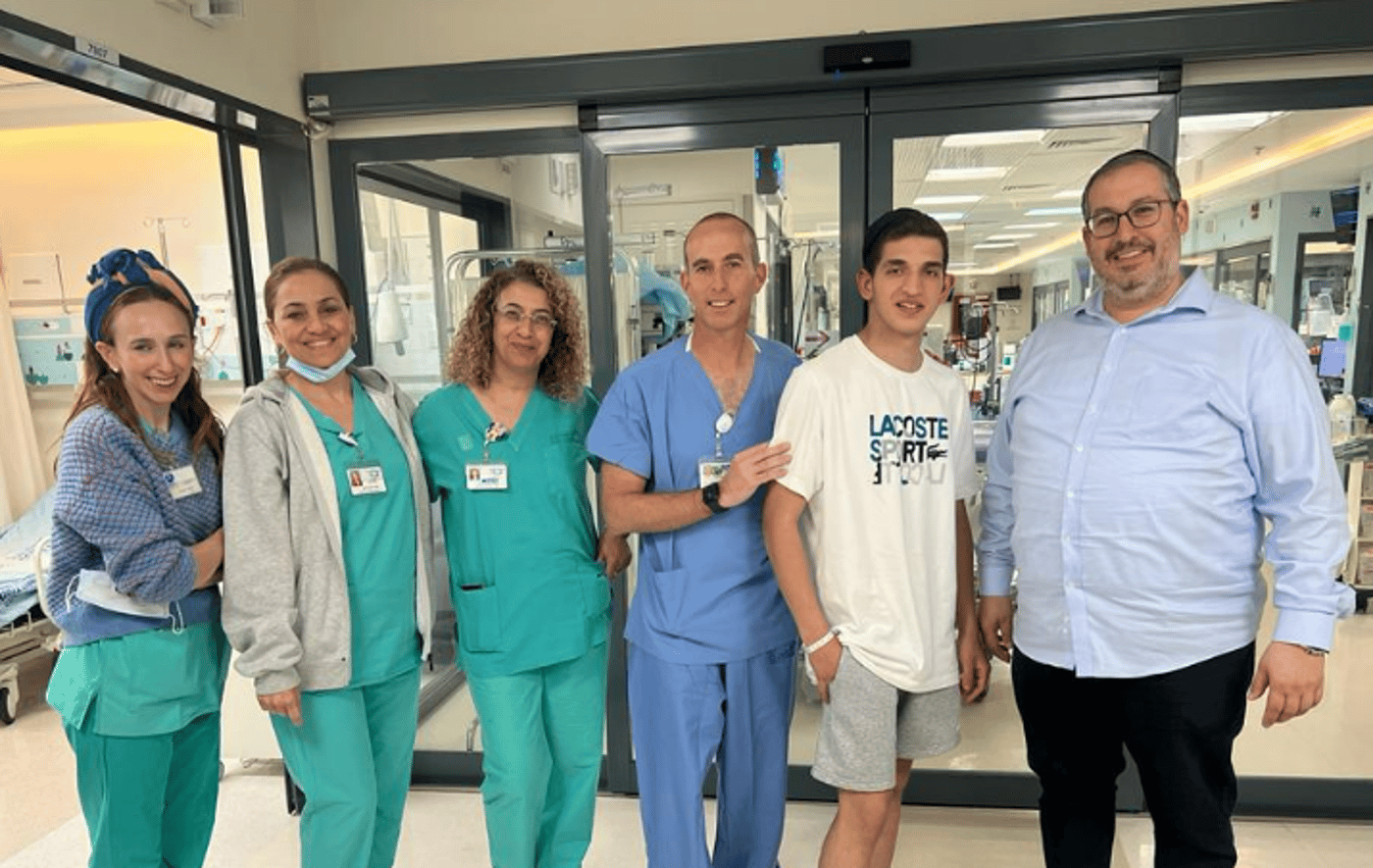 בשורות טובות: אלחנן ביטון שוחרר מבית החולים