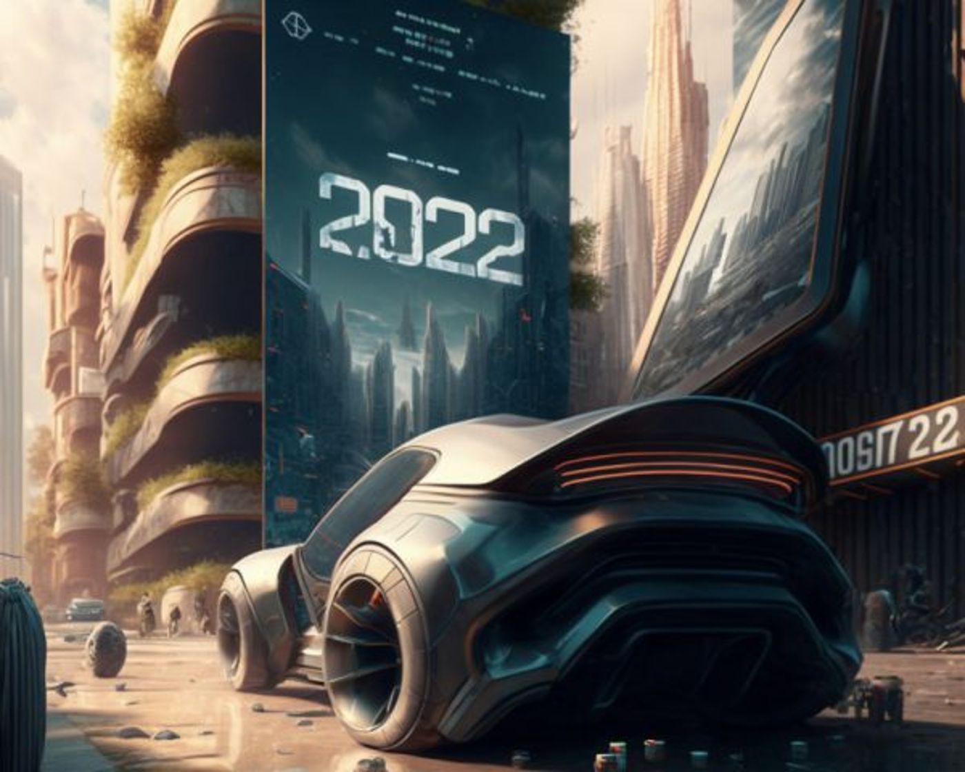 פריצות דרך משמעותיות בשנת 2022. התמונה נוצרה על ידי בינה מלאכותית (Midjourney)